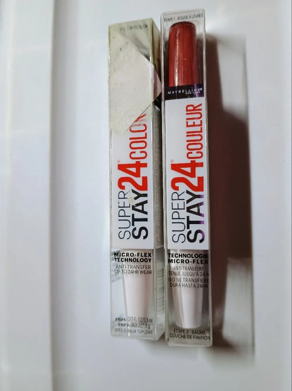 2 x Maybelline Superstay24 Color Lip Color, 045 Wear on Wildberry